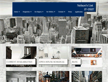 Tablet Screenshot of nelsonslist.com